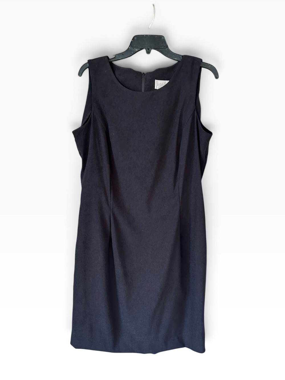 Kasper Black Sleeveless Sheath Dress 14